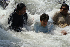 white water rafting